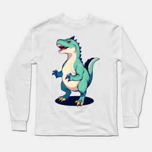 Fun Cartoon Dino 06 Long Sleeve T-Shirt